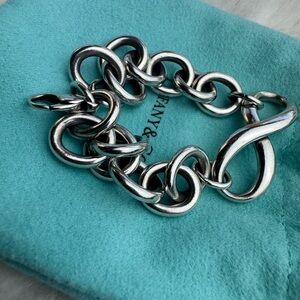 Tiffany & Co. SterlingSilver Infinity Chain Link Bracelet